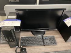 Dell Precision T1700 Intel Xeon Personal Computer (hard disk removed), with monitor, keyboard and