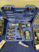 Uponor UP75 Press Tool, with spare battery, charger and carry casePlease read the following