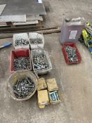 Assorted Nuts, Bolts and Fastenings, as set out in one area Note:- VAT will not be charged on hammer