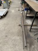 Assorted Steel Box Section, up to approx. 7.5m long as set out on floor Note:- VAT will not be