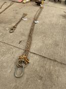 Four Leg Lifting Chain, approx. 3.8m long Note:- VAT will not be charged on hammer price for this