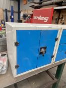 Steel Double Door Cabinet, with key Note:- VAT will not be charged on hammer price for this lot,