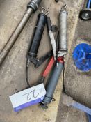 Three Grease Guns (mainly pneumatic) Note:- VAT will not be charged on hammer price for this lot,