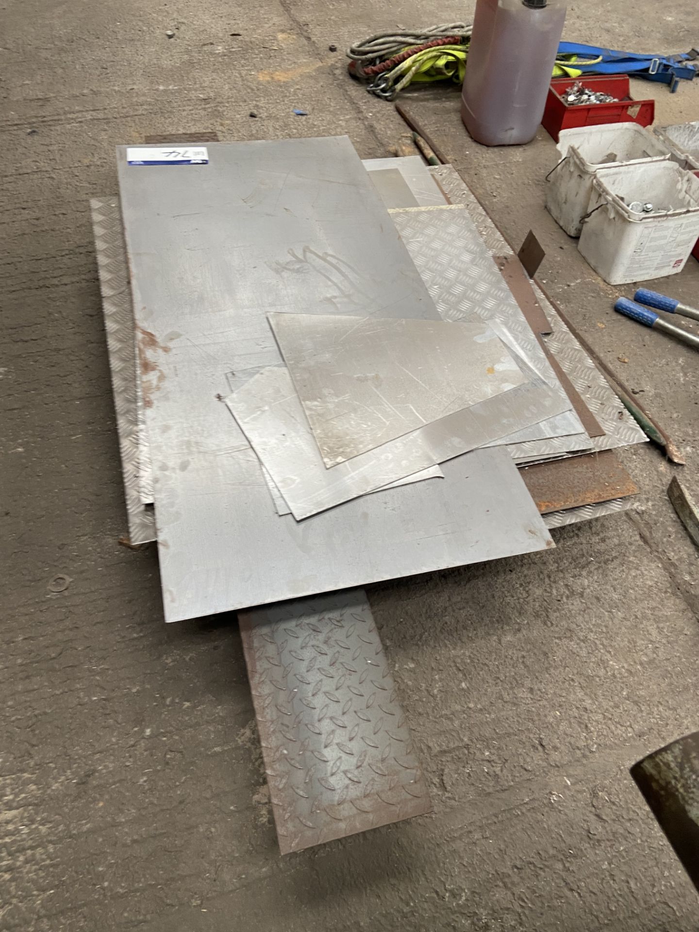 Assorted Chequer Plate, Aluminium & Steel Sheets, as set out on pallet Note:- VAT will not be - Image 2 of 2