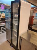 POLAR CS586 Single Glass Door Tall Bottle Fridge (240v)