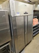 GRAM Stainless Steel Double Door Mobile Freezer (240v)