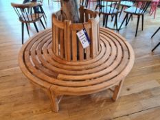 Wooden Circular Tree Bench, Approx. 1.5m Diamter x 0.9m Tall