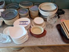 Quantity of Crockery, including Plates, Dishes, Bowls, etc