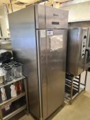 GRAM K610 RG C 4N Stainless Steel Single Door Mobile Fridge (240v)