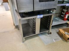 Stainless Steel 14 Rack Shevling Unit/Table, Approx. 0.85m (L) x 0.75m (W) x 0.75m (H)