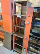 Stainless Steel Six Tier Shelving Unit, Approx. 0.45m (L) x 0.55m (W) x 1.95m (H)