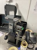 Datamax O’Neil I-Class Mark II Label Printer, with rotary label dispenserPlease read the following