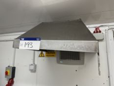 Stainless Steel Extraction Hood, approx. 700mm x 600mm (fan excluded)Please read the following