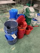Assorted Plastic Buckets & Bins, as set out Please read the following important notes:- ***