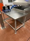 Stainless Steel Bench, approx. 1.3m x 750mm Please read the following important notes:- ***