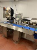 Espera ES 7000 ESG 154 Label Applicator/ Check Weigher, approx. 1.9m centres long x 300mm wide on