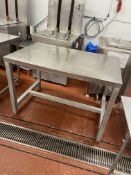 Stainless Steel Bench, approx. 1.2m x 770mmPlease read the following important notes:- ***Overseas