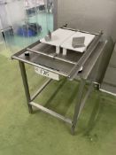 Stainless Steel Bench, with cheese wirePlease read the following important notes:- ***Overseas