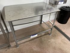 Stainless Steel Bench, 1.22m x 750mmPlease read the following important notes:- ***Overseas buyers -