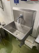 Stainless Steel Knee Operated Hand Wash Sink (pipe to be capped by purchaser)Please read the