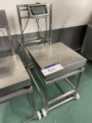 Load Cell Weighing Platform, with platform approx. 500mm x 500mm (capacity unknown), with semi-