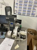 Datamax O’Neil I-Class Mark II Label Printer, with rotary label dispenserPlease read the following
