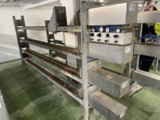 Four Row Galvanised Steel Framed Pneumatic Cheese Press, 3.4m longPlease read the following