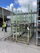 18 Single Tier Steel Post Pallet Stillages, each approx. 1m x 1.2m x 1.4m highPlease read the