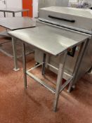 Stainless Steel Bench, approx. 650mm x 600mm Please read the following important notes:- ***Overseas