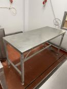 Stainless Steel Bench, approx. 1.45m x 600mmPlease read the following important notes:- ***