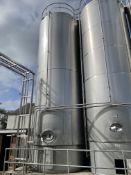 Goavec 50,000 litre cap. INSULATED STAINLESS STEEL WHEY SILO / STORAGE TANK, serial no. 93AW01, year