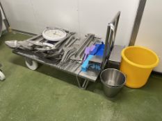 Assorted Hand Tools & Equipment, as set out on platform truck (platform truck excluded)Please read