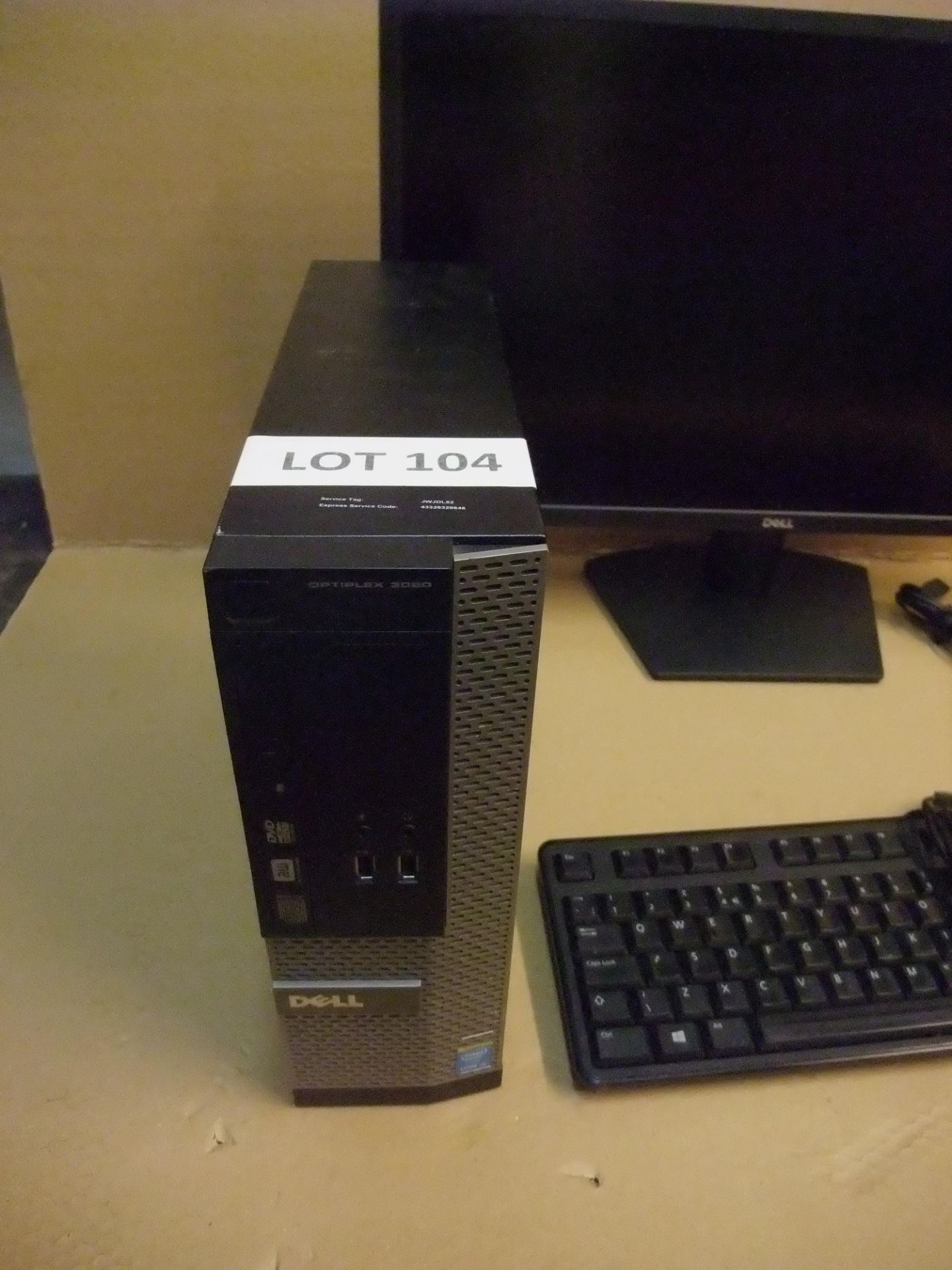 Dell OptiPlex 3020 Personal Computer - i5, 8Gb RAM, 120Gb SSD, Windows 10 Pro, with Dell SE2422HX - Image 2 of 3