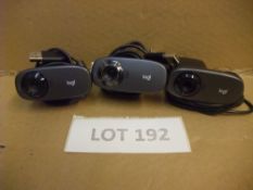 Three Logitech 'Logi' 720p USB WebcamsPlease read the following important notes:- ***Overseas buyers