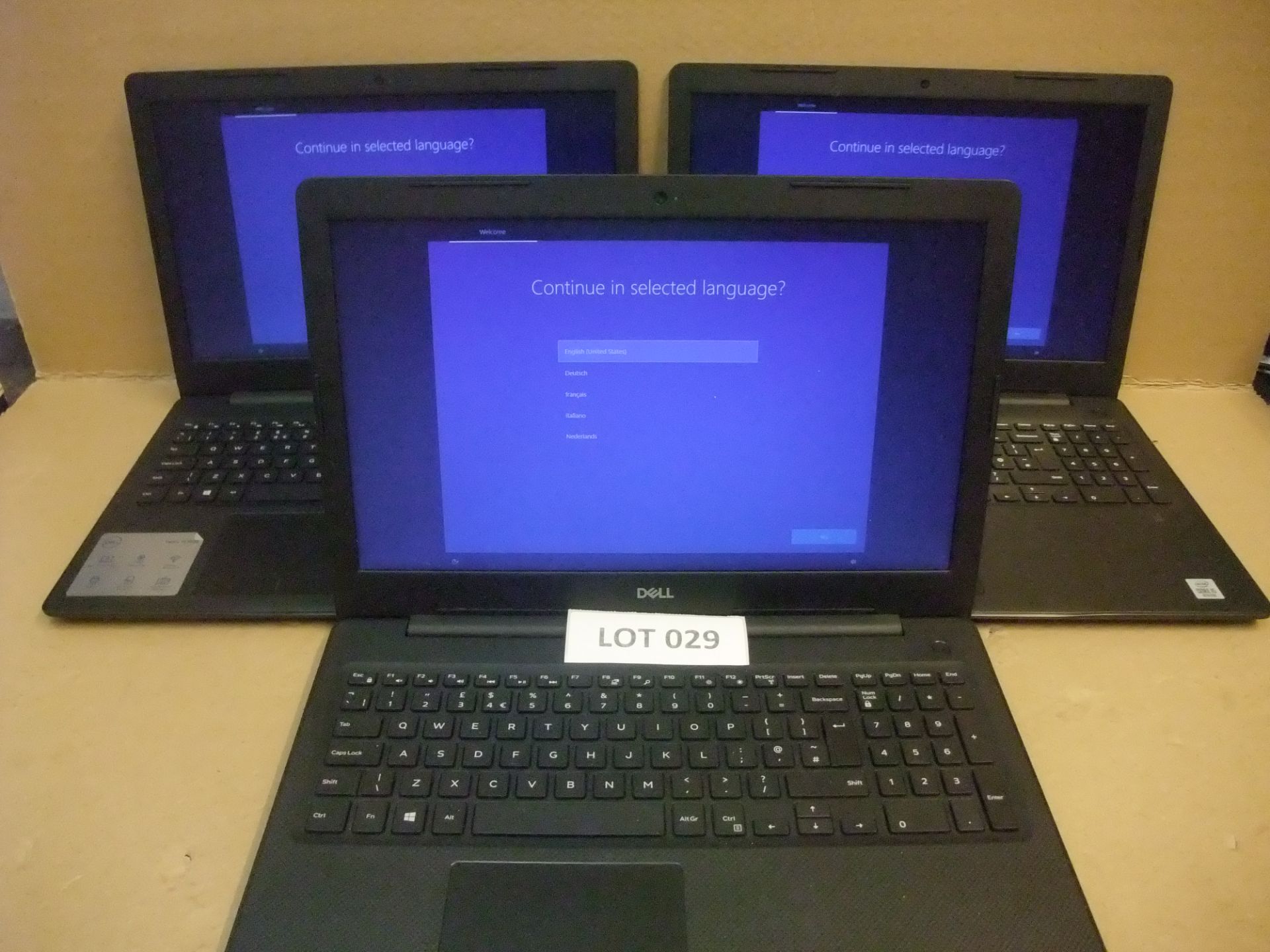 Three Dell Vostro 3590 Laptops - i5-10210U, 8Gb RAM, 256Gb M2 drive, Windows 10 Pro (PSU & power