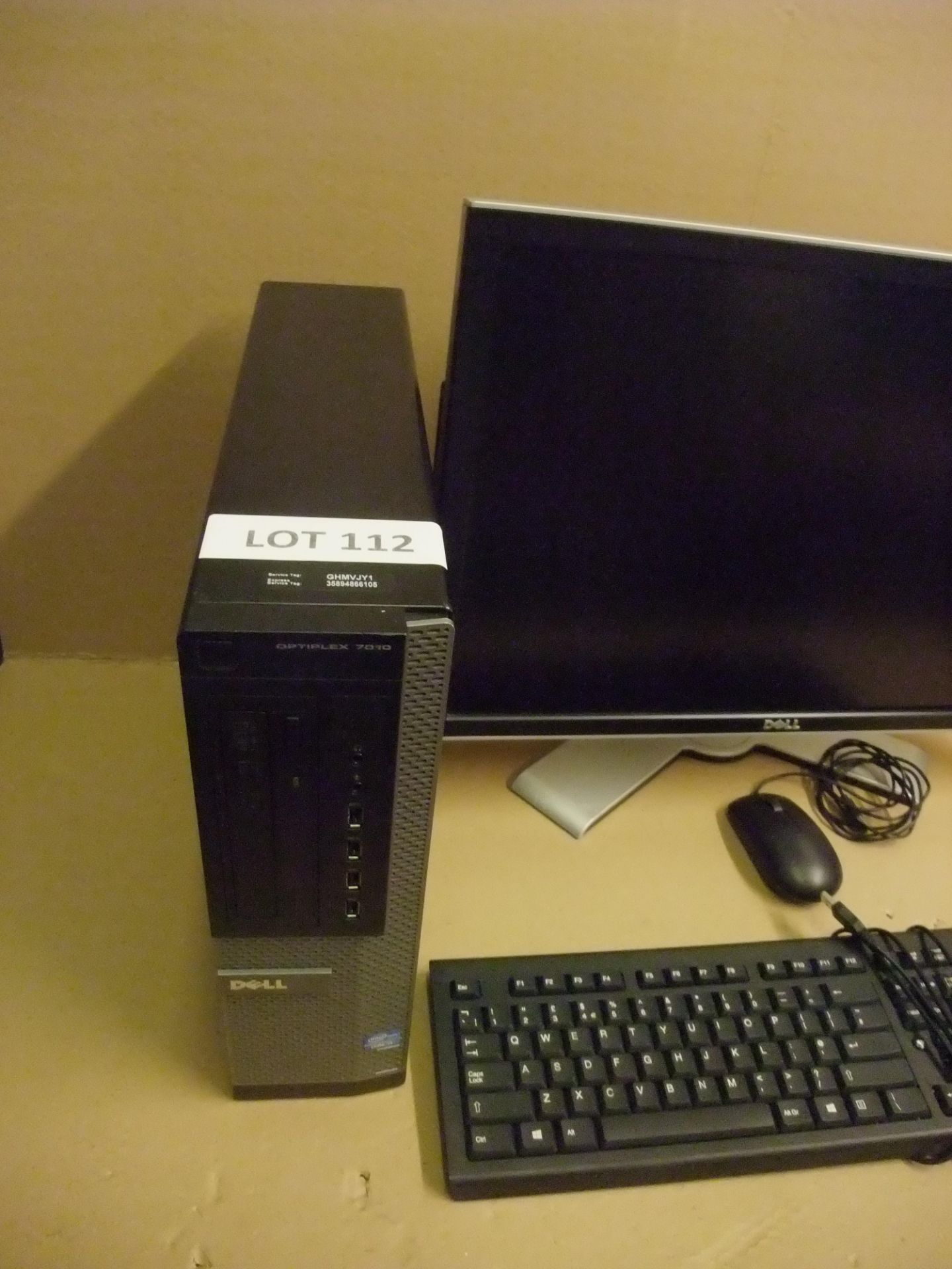 Dell OptiPlex 7010 Personal Computer - i5, 4Gb RAM, 120Gb SSD, Windows 10 Pro, with Dell 2407WFP 24" - Image 2 of 3