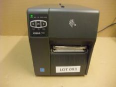 Zebra ZT220 Label Printer - ethernet (RJ45), USB 2.0 and RS-232 Serial portsPlease read the