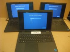 Three Dell Latitude 3520 Laptops - i5-1135G7, 8Gb RAM, 256Gb M2 drive, Windows 10 Pro (PSU & power