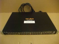 HP Aruba 2930F (JL256A) 48-port Gigabit PoE + 4xSPF+ Network Switch (inc rack mounts)Please read the