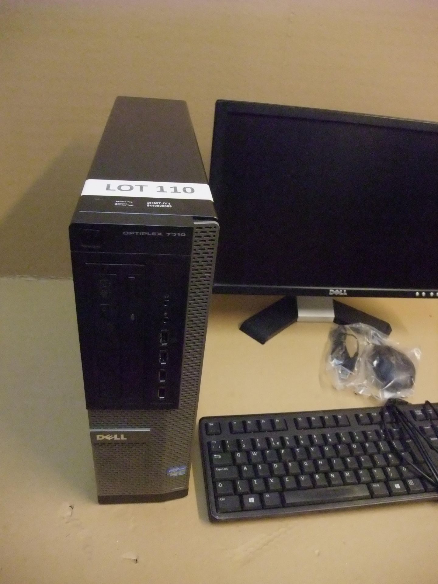 Dell OptiPlex 7010 Personal Computer - i5, 4Gb RAM, 120Gb SSD, Windows 10 Pro, with Dell - Image 2 of 3