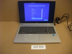 HP ProBook 450 G8 Laptop - i3-1115G4 , 8Gb RAM, 256Gb M2 drive, Windows 10 Pro (PSU & power lead