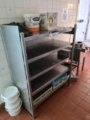 Stainless Steel Five Tier Shelving Unit