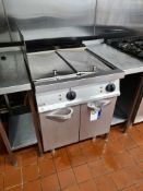 Fagor Stainless Steel 2 Pan Deep Fat Fryer (Gas Needs Disconnecting and Capping by a Qualified Corgi