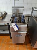 Elite Stainless Steel Two Basket Deep Fat Fryer (Gas Needs Disconnecting and Capping by a