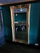 Gilt Framed Mirror, Approx. 1m x 2m