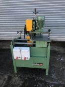 Multico TM3 Two Head Tenoner, serial no. 3221, with tooling, dc braking and guarded (vendors