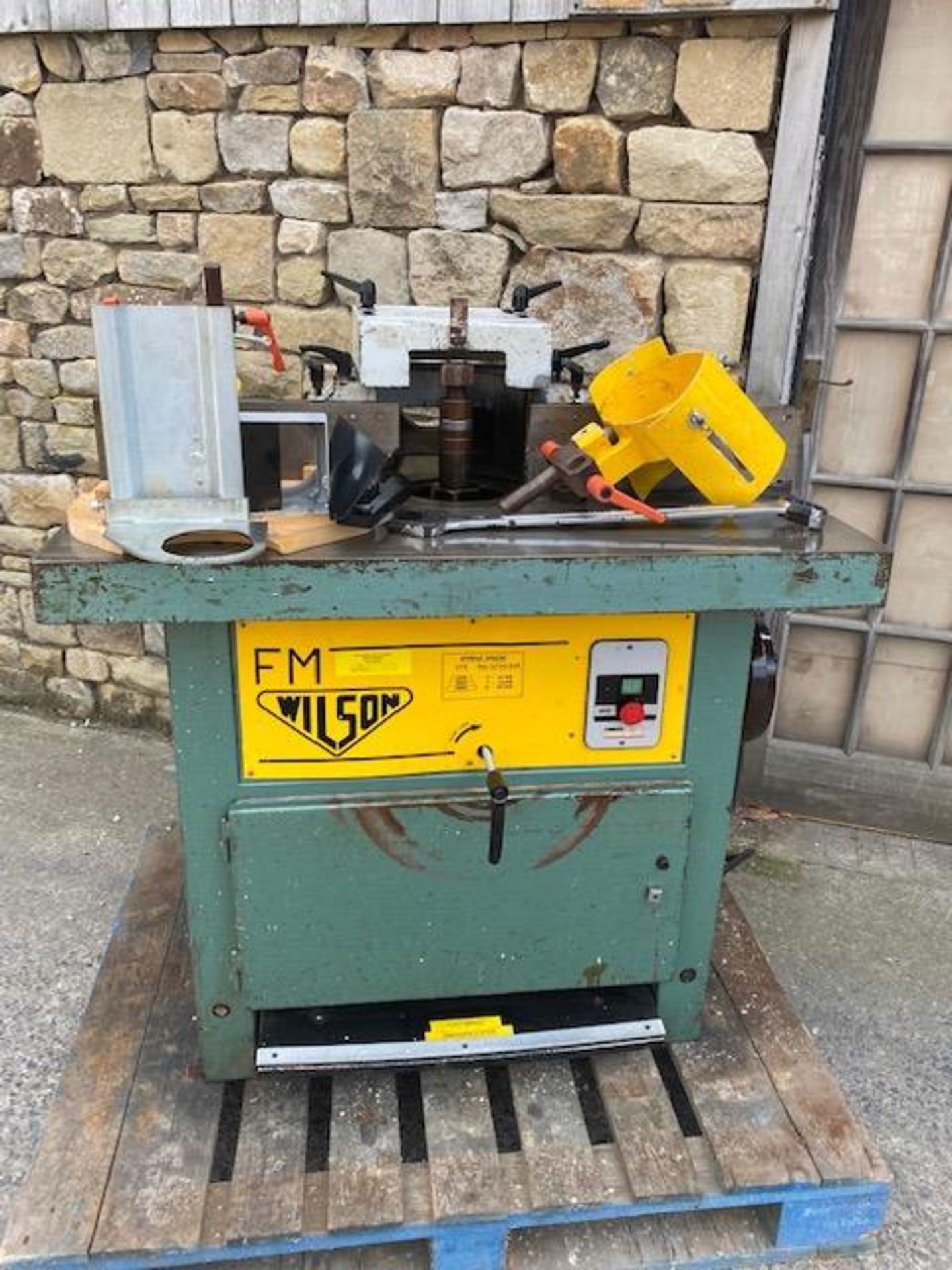 Wilson FM Spindle Moulder, with attachments and 1in. 1/4 shaft (vendors comments - good