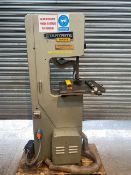 Startrite 14-S-1 Bandsaw, serial no. 28357, with tilt and fence, three phase (vendors comments -
