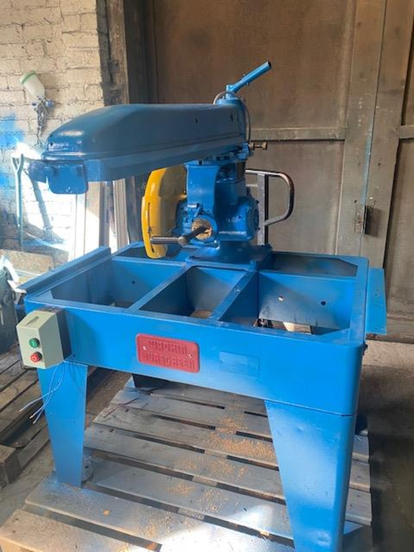 Wadkin BRA 16in. Radial Arm Saw (vendors comments - good condition), lot location - Backridge - Image 2 of 7