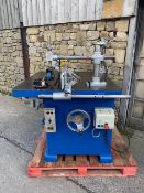 Wadkin BSS Rip Saw, with wheel feed bed and pressure rollers (vendors comments - good condition),